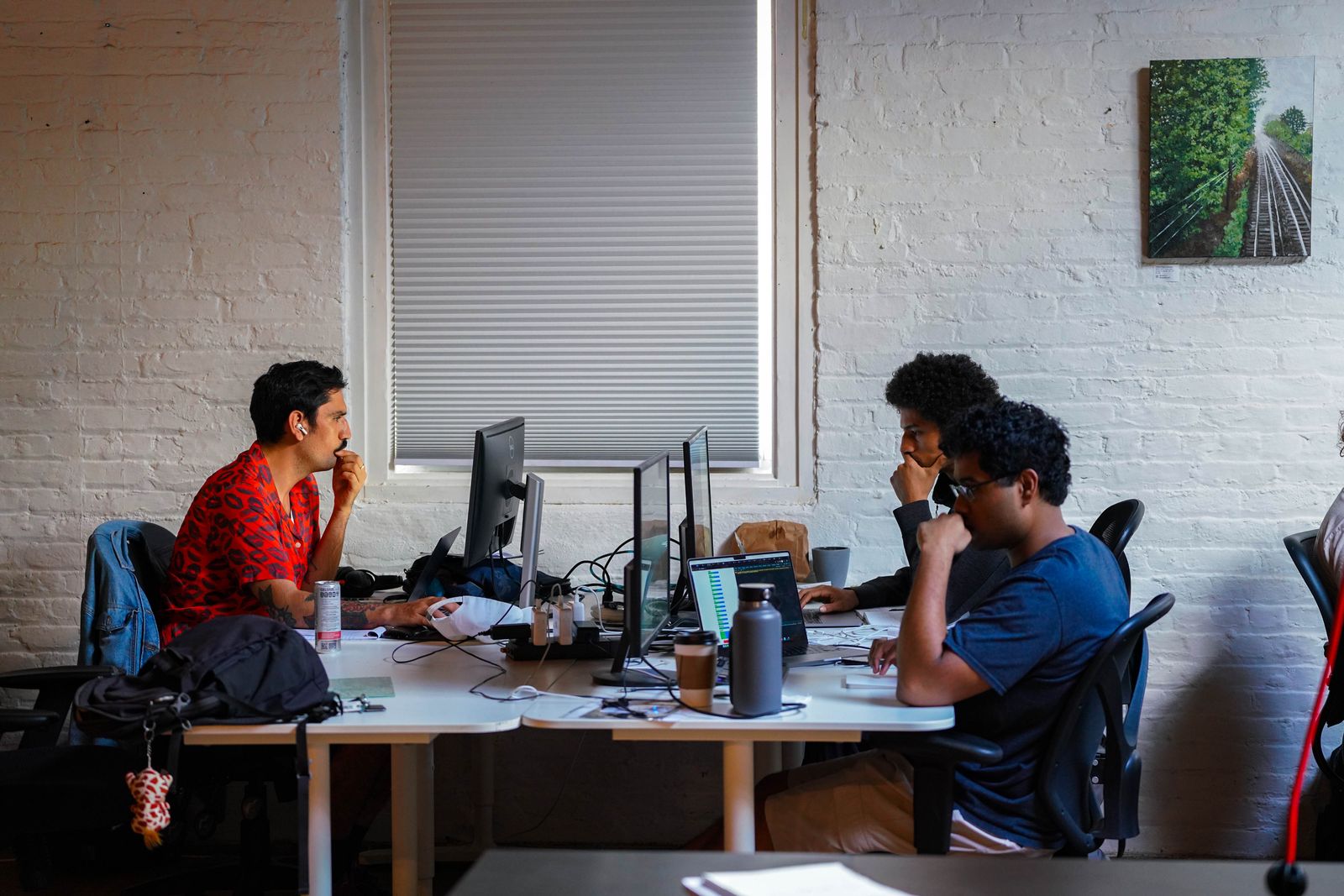 People working at Fractal Campus